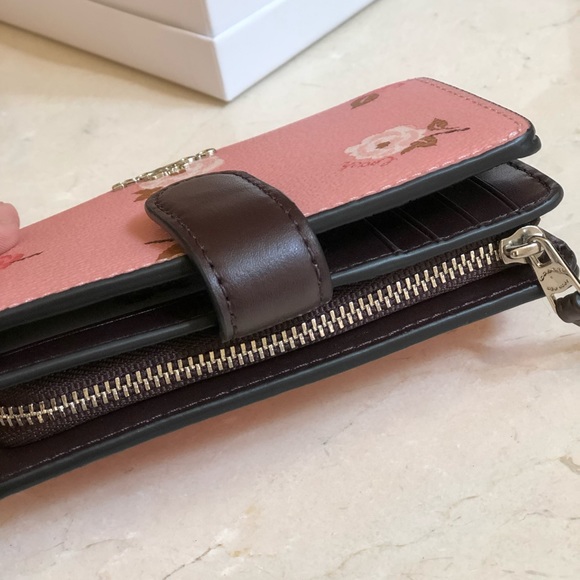 3pcs Coach Peony reversible Tote&wristlet&wallet - Picture 8 of 8